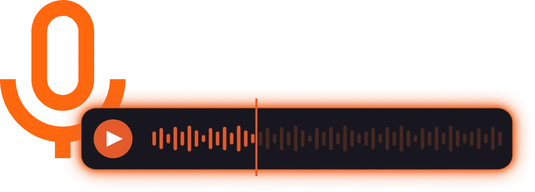 J.O.T APP meeting audio recorder and voice waveform in AI project management tools